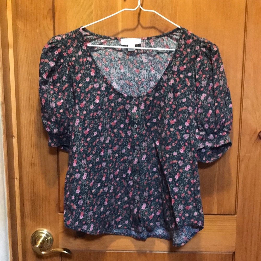 treasure and bond puff sleeve blouse